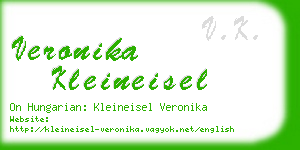 veronika kleineisel business card